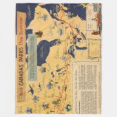 Couverture Polaire Carte des parcs du Canada - du Canada (Devant)