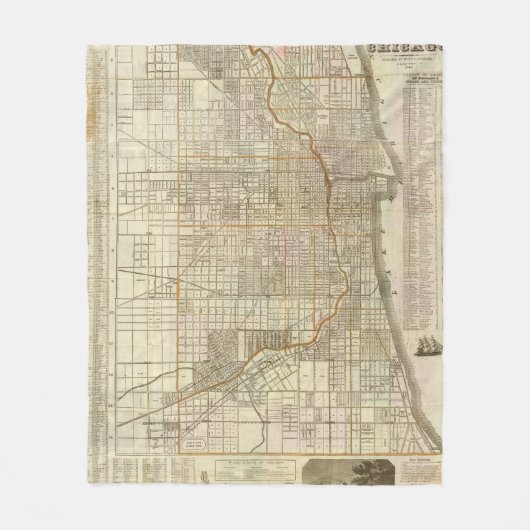 Couverture Polaire Carte du guide de Blanchard de Chicago (Devant)