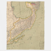 Couverture Polaire Carte du Mexique (Devant)