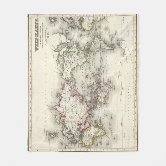 Couverture Polaire Carte du monde (Devant)