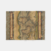 Couverture Polaire Carte du monde Antique Ortelius Europe Voyage (Devant (Horizontal))