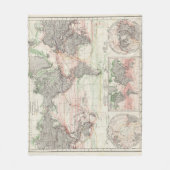 Couverture Polaire Carte du monde des courants d'océan (Devant)