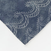 Couverture Polaire Carte du monde Voyages Blanche polaire (Coin)