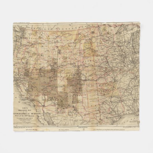 Couverture Polaire Carte du progrès 1878 des enquêtes géographiques 2 (Devant (Horizontal))