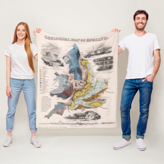 Couverture Polaire Carte géologique de l'Angleterre (En situation)