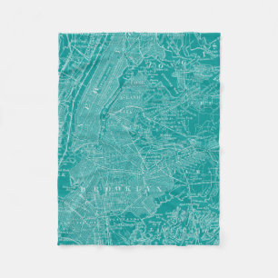 Couverture Polaire Carte graphique de New York