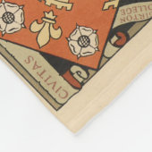 Couverture Polaire Carte imagée de Cambridge, Angleterre (Coin)