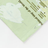 Couverture Polaire Carte mondiale Globe Pays Atlas (Coin)