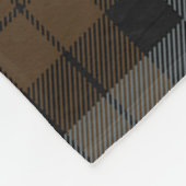 Couverture Polaire Carte Patinée BlackWatch (Coin)