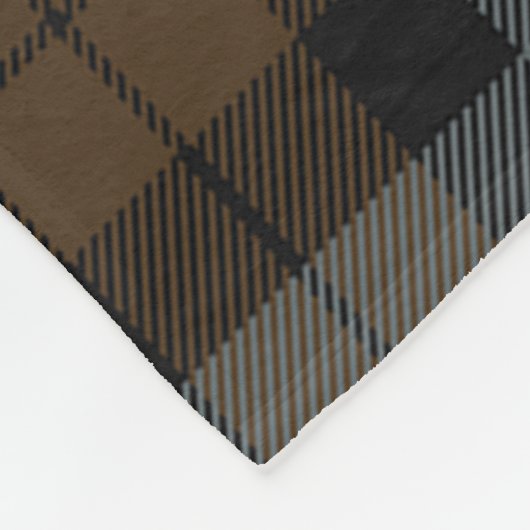 Couverture Polaire Carte Patinée BlackWatch (Coin)