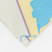 Couverture Polaire Carte politique du Mexique (Coin)