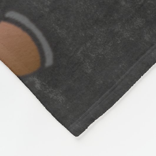 Couverture Polaire Carte postale Chalkboard avec Snowman rustique (Coin)