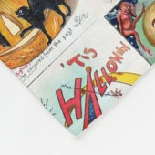 Couverture Polaire Carte postale de cru de Halloween (Coin)