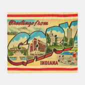 Couverture Polaire Carte postale de Gary Indiana (Devant (Horizontal))