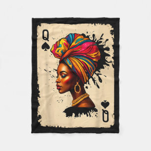 Couverture Polaire Carte Reine de la Mélanine Africaine Histoire Noir
