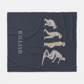 Couverture Polaire Carte Surf Surfing Evolution (Devant (Horizontal))