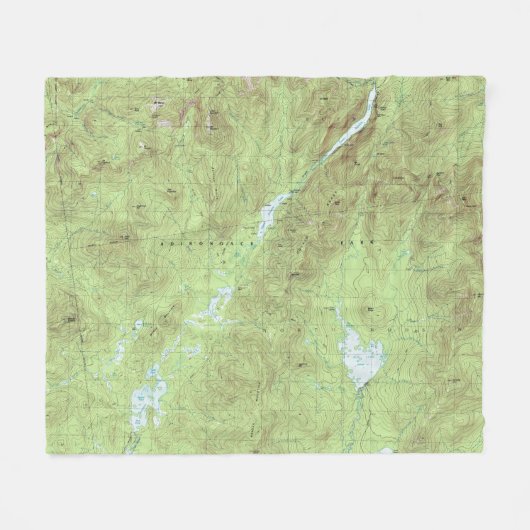 Couverture Polaire Carte topographique du Mont Marcy - Adirondack Par (Devant (Horizontal))