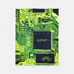Couverture Polaire Carte verte PCB, circuit imprimé de pièces électro