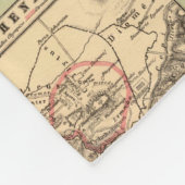 Couverture Polaire Carte vintage de la Grèce (1903) (Coin)