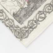 Couverture Polaire Carte vintage de l'Alabama (1855) (Coin)