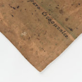 Couverture Polaire Carte vintage de Mexico Mexique (1800) (Coin)