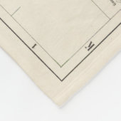 Couverture Polaire Carte vintage d'Oslo Norvège (1911) (Coin)