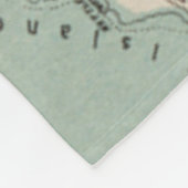 Couverture Polaire Carte vintage du Martha's Vineyard (1917) (Coin)