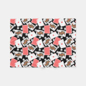 Couverture Polaire Cartes et dés (Devant (Horizontal))