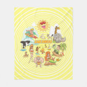 Couverture Polaire Carton de San Diego (Devant)