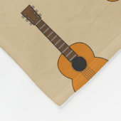 Couverture Polaire Carton simple de guitare acoustique (Coin)