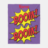 Couverture Polaire Cartoon Boom Thunder_Cove (Devant)