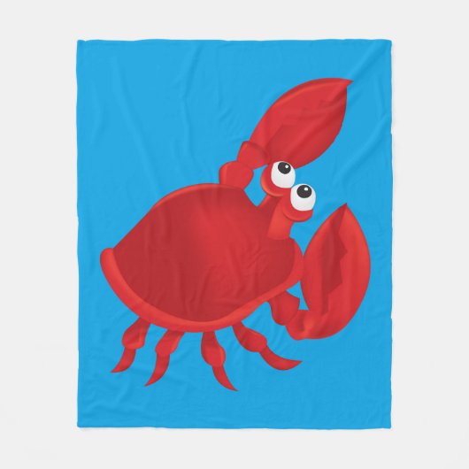Couverture Polaire Cartoon crab (Devant)