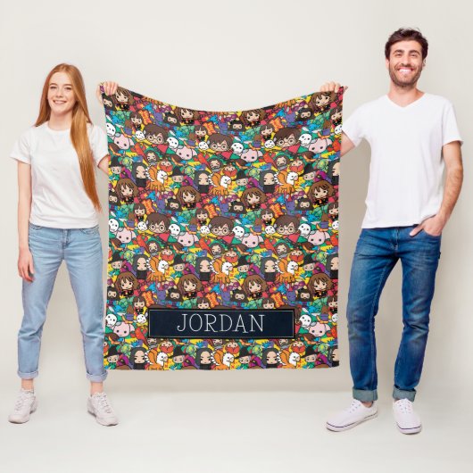 Couverture Polaire Cartoon Harry Potter Character | Add Your Name (En situation)