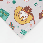 Couverture Polaire Cartoon HARRY POTTER™ Créatures et sorts Motif (Coin)