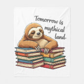 Couverture Polaire Cartoon Sloth Fleece Blanket (Devant)