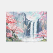 Couverture Polaire Cascade au printemps (Devant (Horizontal))
