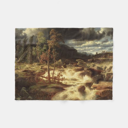 Couverture Polaire Cascade en Suède (par Marcus Larson) (Devant (Horizontal))
