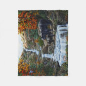 Couverture Polaire Cascade Mère et Cube Ours Noir (Devant)