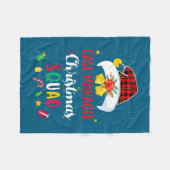 Couverture Polaire Case Manager Christmas Squad Santa Hat Matching Pr (Devant (Horizontal))
