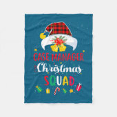 Couverture Polaire Case Manager Christmas Squad Santa Hat Matching Pr (Devant)