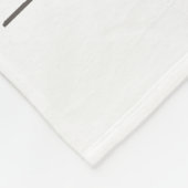 Couverture Polaire Casque bébé renard drôle (Coin)