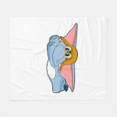 Couverture Polaire Casquette pilote éléphant (Devant (Horizontal))