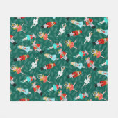 Couverture Polaire Casse-noisette Blanche (Devant (Horizontal))