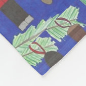 Couverture Polaire Casse-noisette Blanche polaire de Noël (Coin)