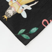 Couverture Polaire Casse-noisette de Noël mignonne sur un Arrière - p (Coin)