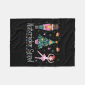 Couverture Polaire Casse-Noisette de Noël Squad Danse Ballet Femmes E (Devant (Horizontal))
