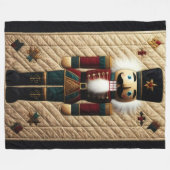 Couverture Polaire Casse-noisettes de Noël (Devant (Horizontal))