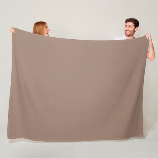 Couverture Polaire Castor (uni) (En situation)
