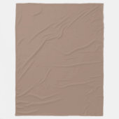 Couverture Polaire Castor (uni) (Devant)