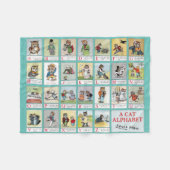 Couverture Polaire Cat Alphabet, Louis Wain (Devant (Horizontal))